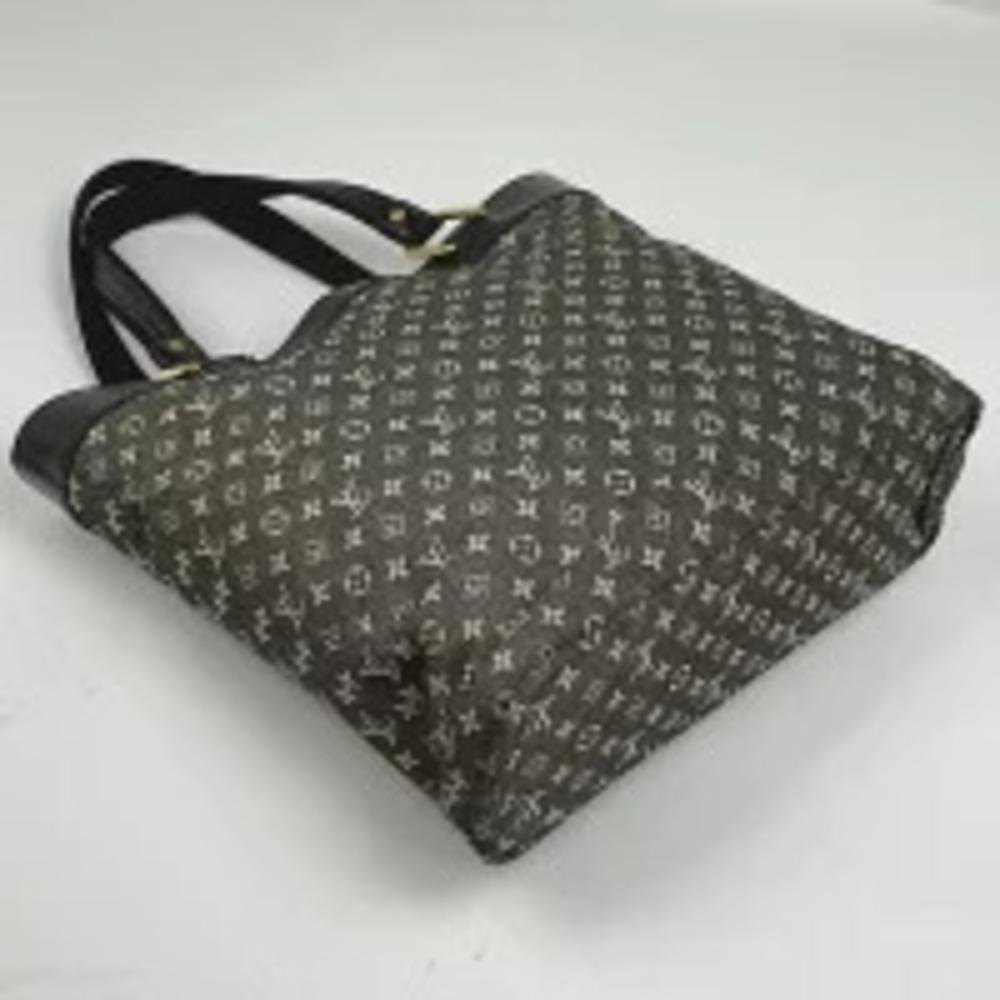 Louis Vuitton Black Noir Bag Tote Monogram Handbag Lucille